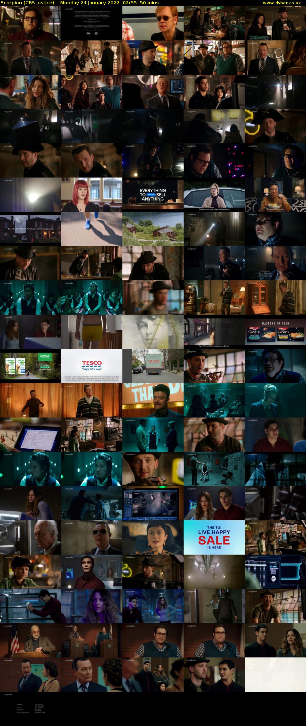 Scorpion (CBS Justice) Monday 24 January 2022 02:55 - 03:45