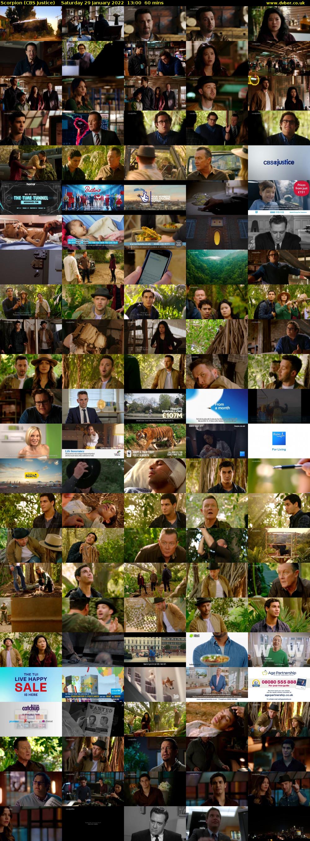 Scorpion (CBS Justice) Saturday 29 January 2022 13:00 - 14:00