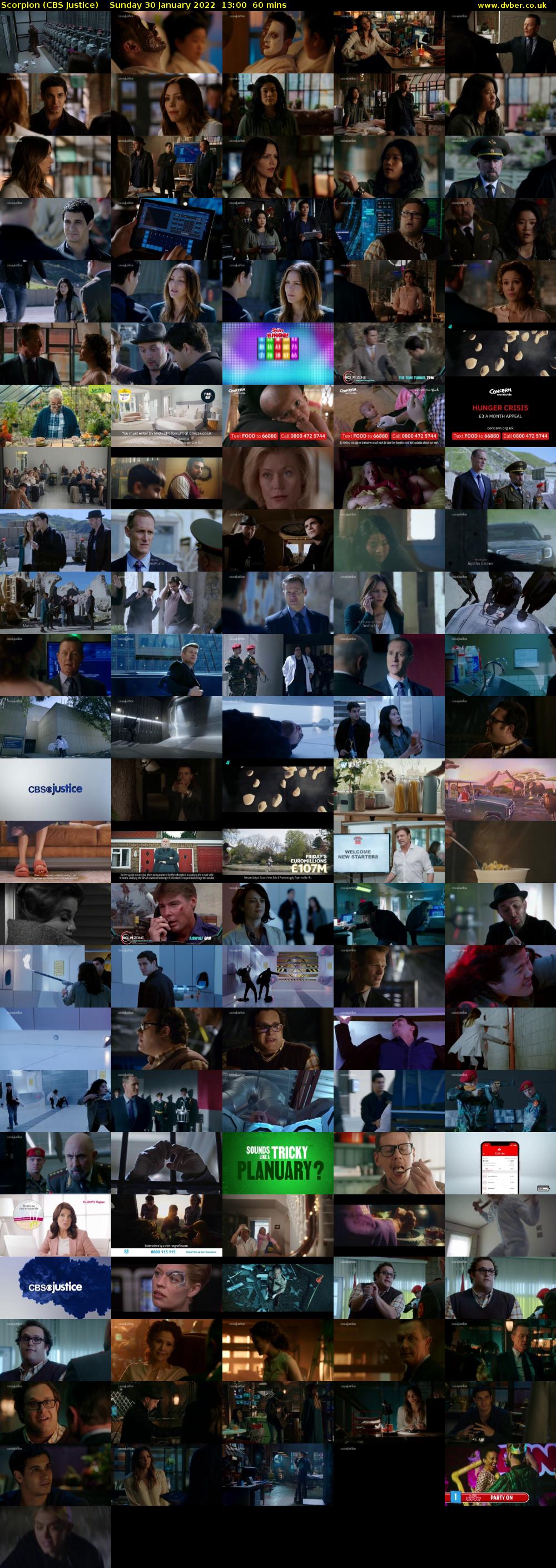 Scorpion (CBS Justice) Sunday 30 January 2022 13:00 - 14:00