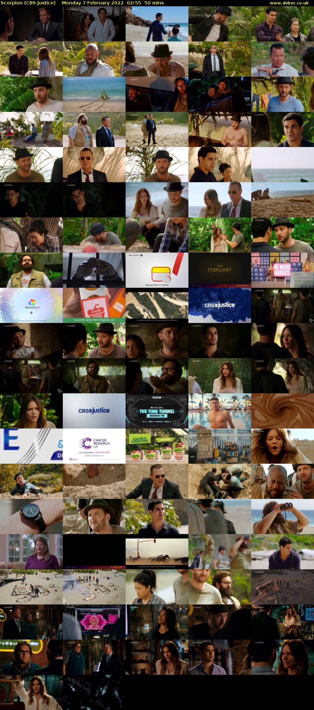 Scorpion (CBS Justice) Monday 7 February 2022 02:55 - 03:45