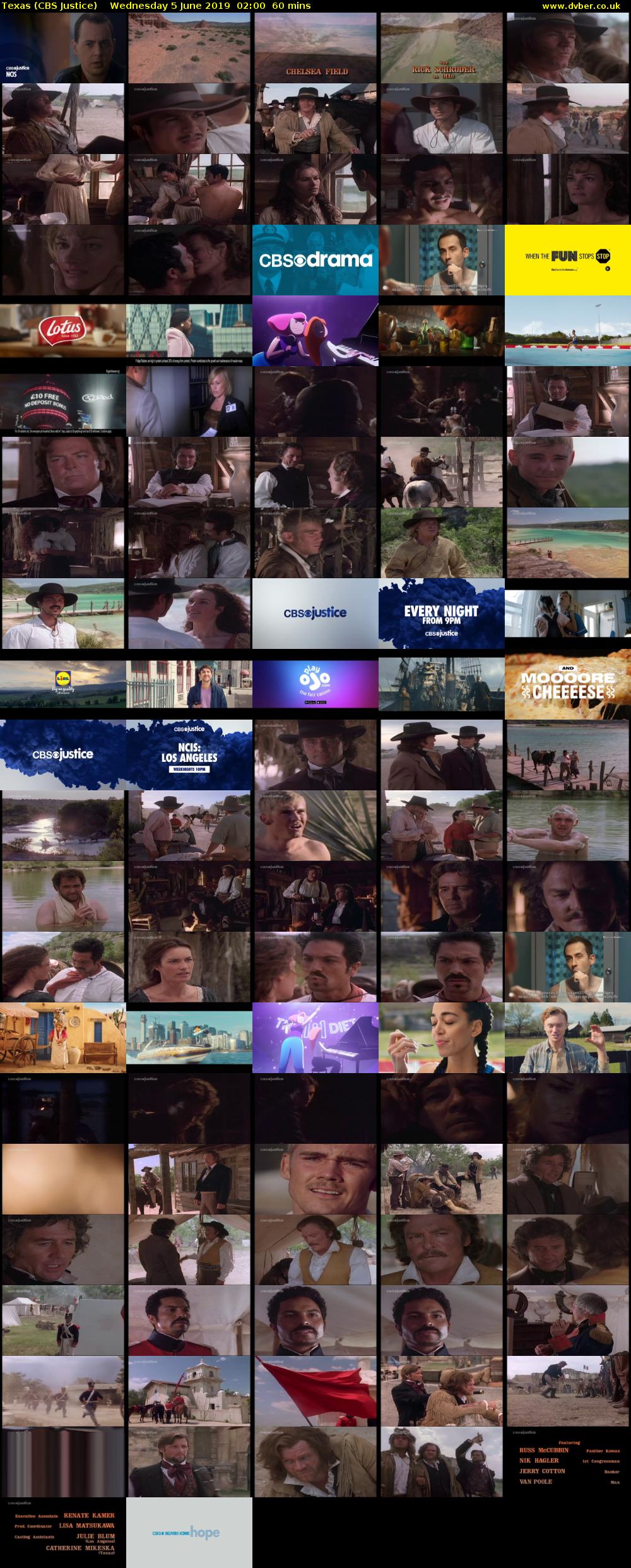 Texas (CBS Justice) Wednesday 5 June 2019 02:00 - 03:00