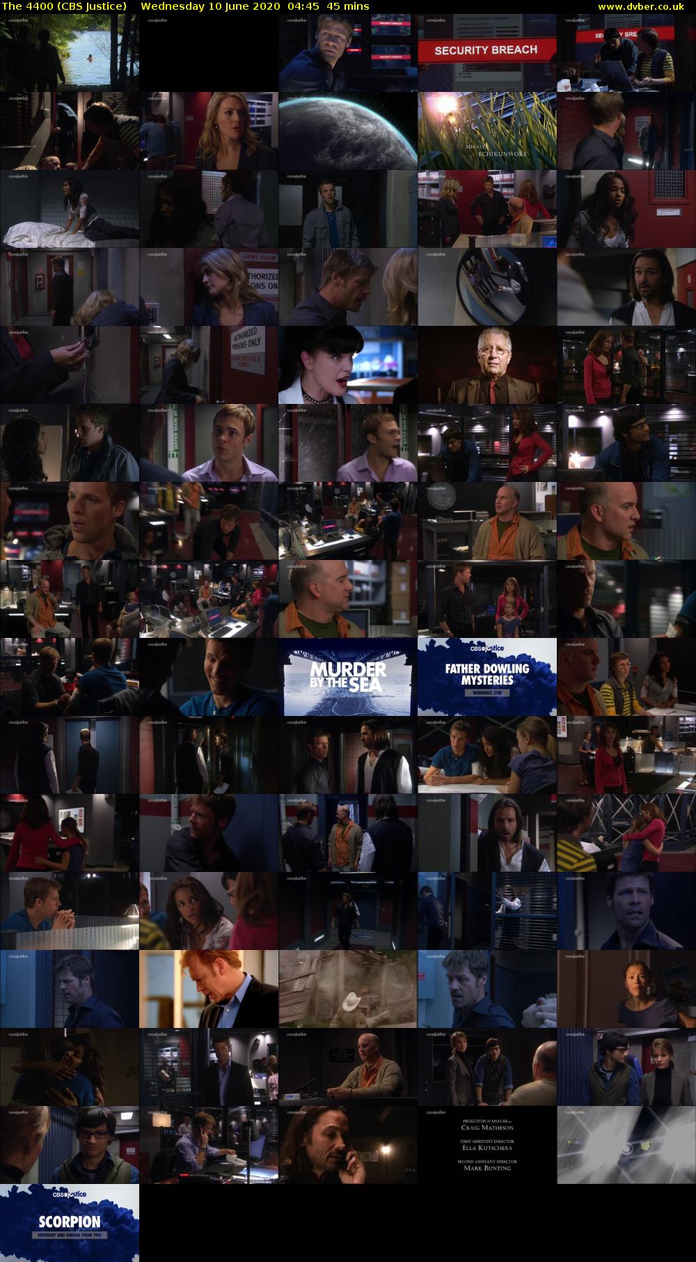 The 4400 (CBS Justice) Wednesday 10 June 2020 04:45 - 05:30