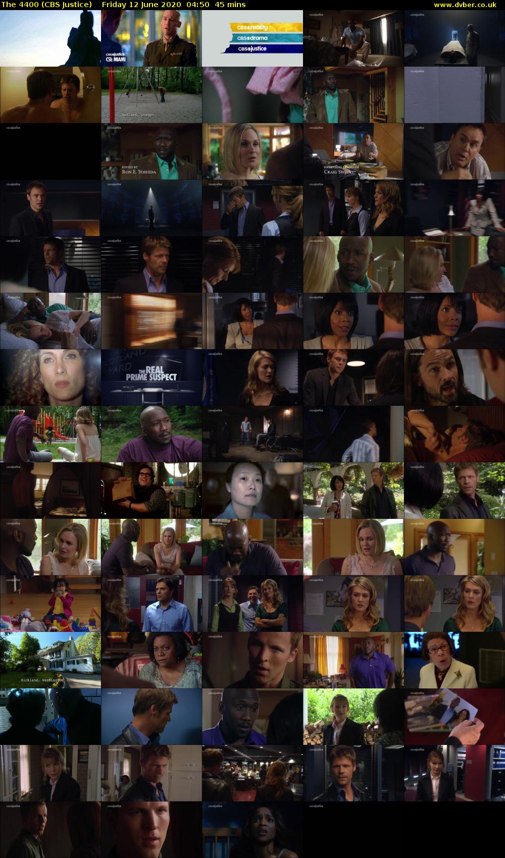 The 4400 (CBS Justice) Friday 12 June 2020 04:50 - 05:35