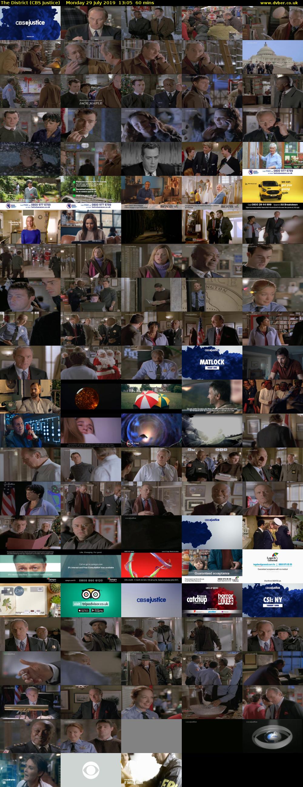 The District (CBS Justice) Monday 29 July 2019 13:05 - 14:05