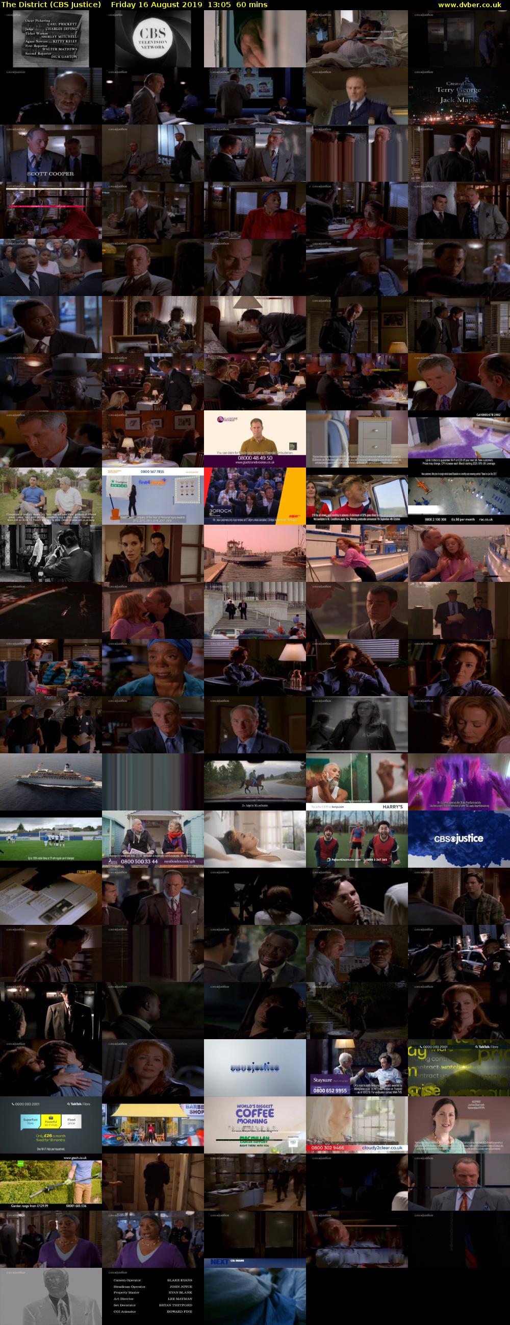 The District (CBS Justice) Friday 16 August 2019 13:05 - 14:05