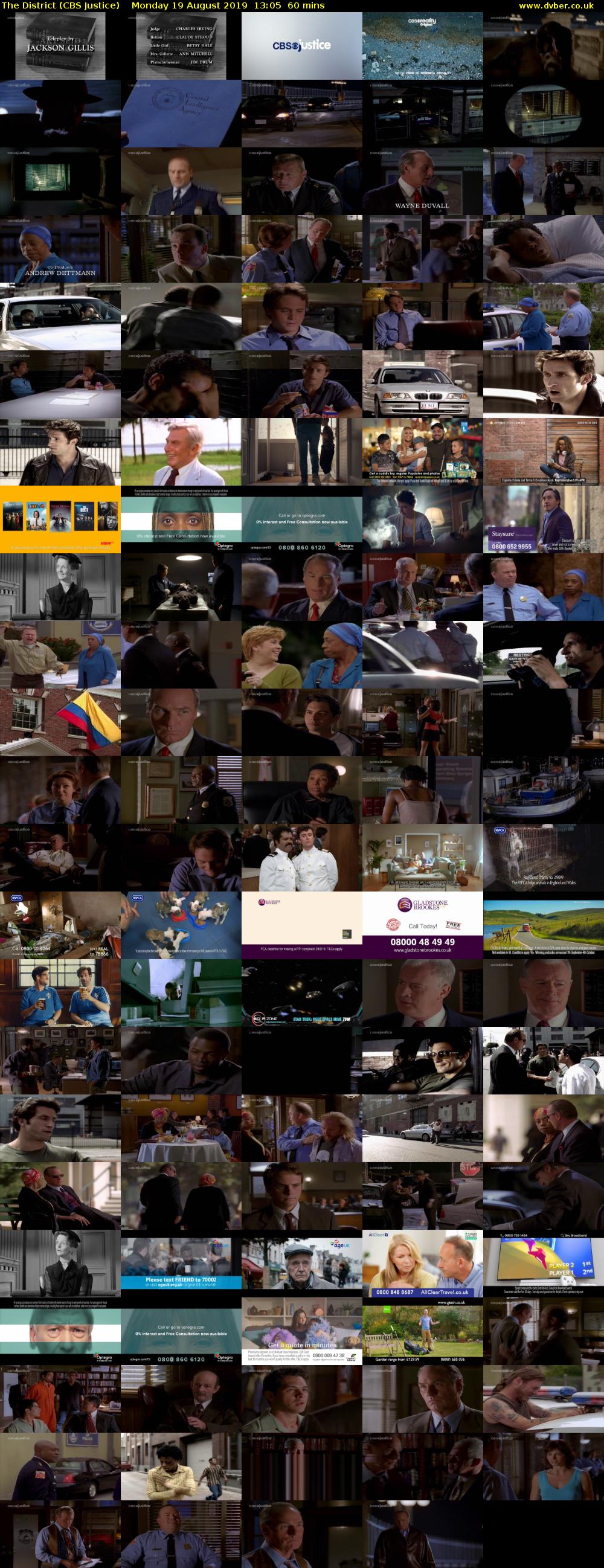 The District (CBS Justice) Monday 19 August 2019 13:05 - 14:05