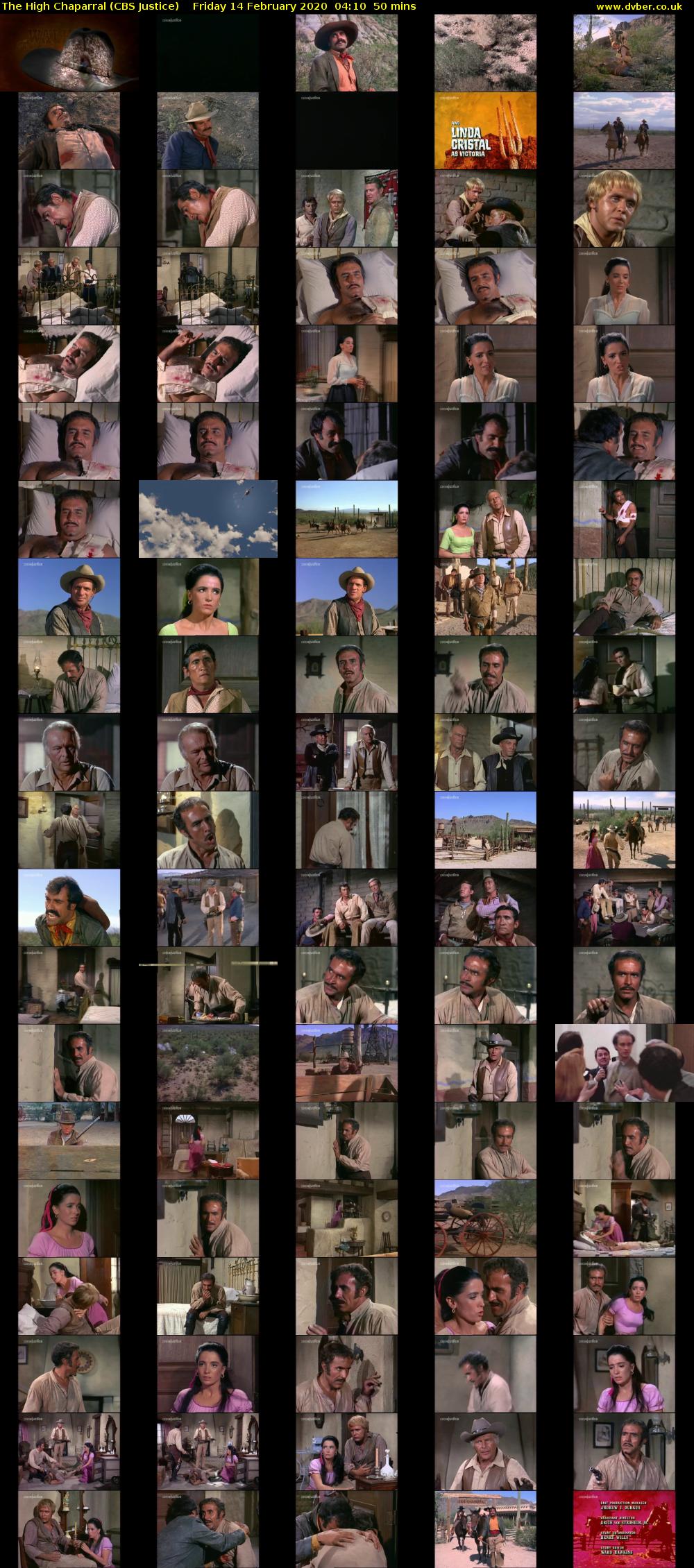 The High Chaparral (CBS Justice) Friday 14 February 2020 04:10 - 05:00