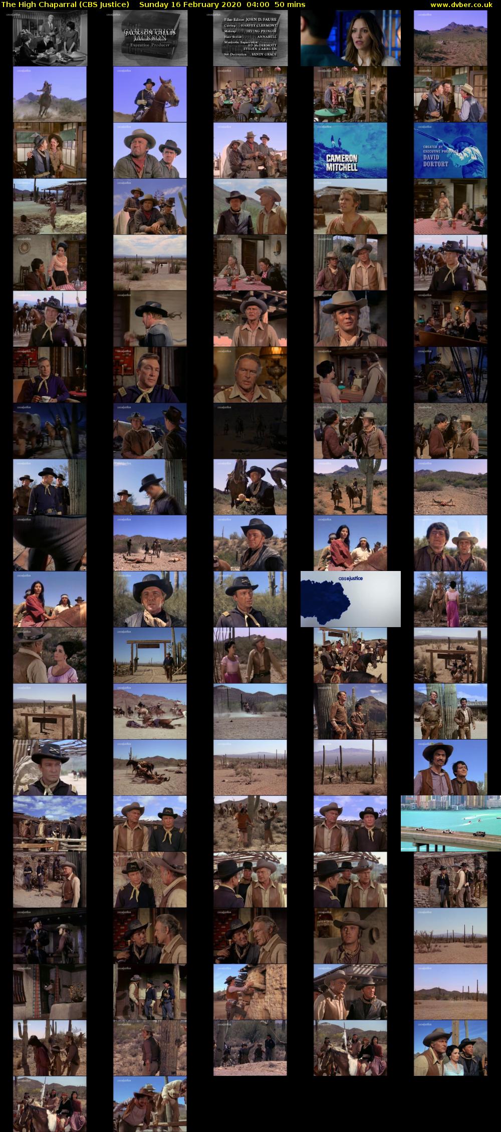 The High Chaparral (CBS Justice) Sunday 16 February 2020 04:00 - 04:50