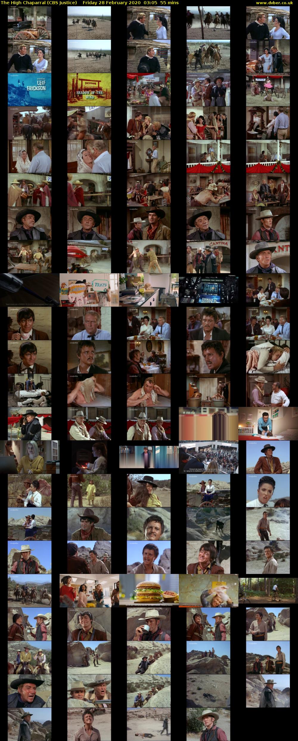 The High Chaparral (CBS Justice) Friday 28 February 2020 03:05 - 04:00