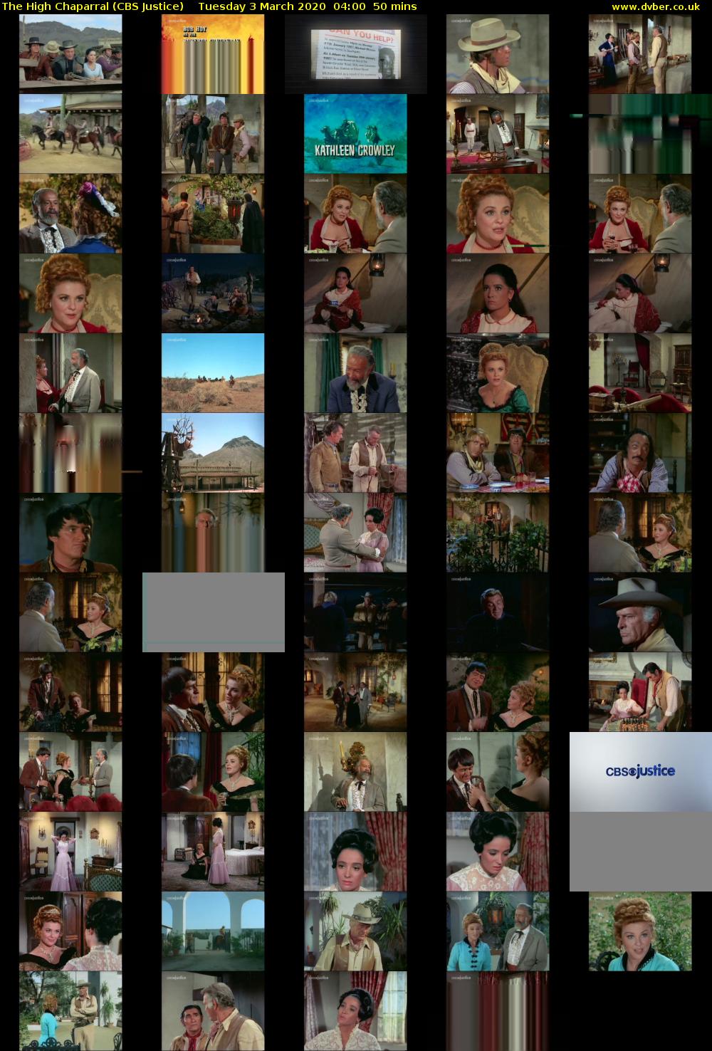 The High Chaparral (CBS Justice) Tuesday 3 March 2020 04:00 - 04:50
