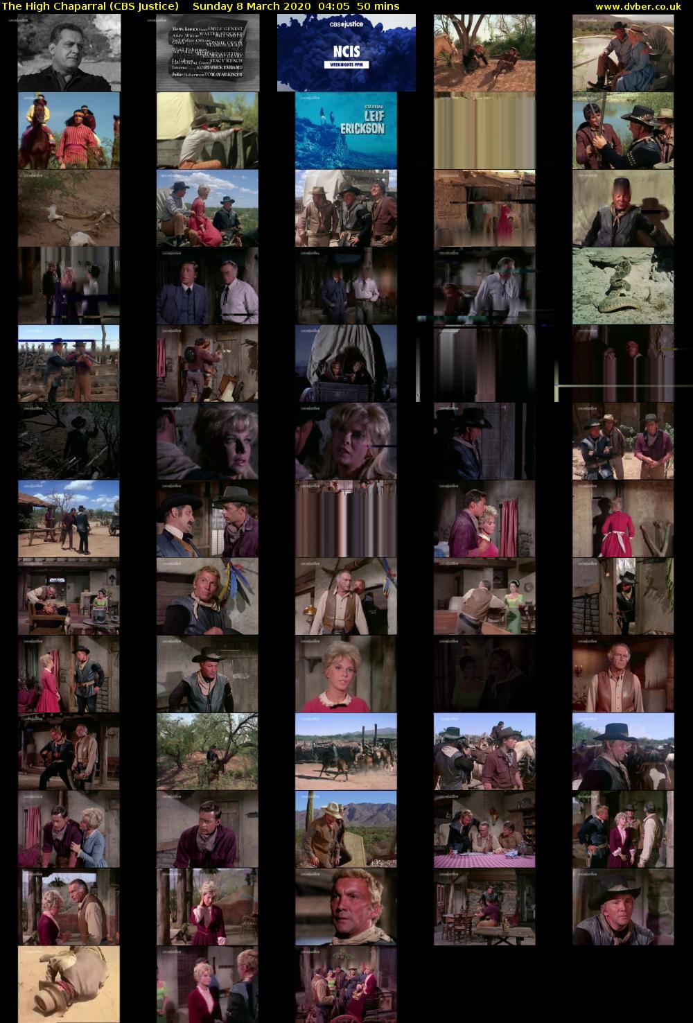 The High Chaparral (CBS Justice) Sunday 8 March 2020 04:05 - 04:55