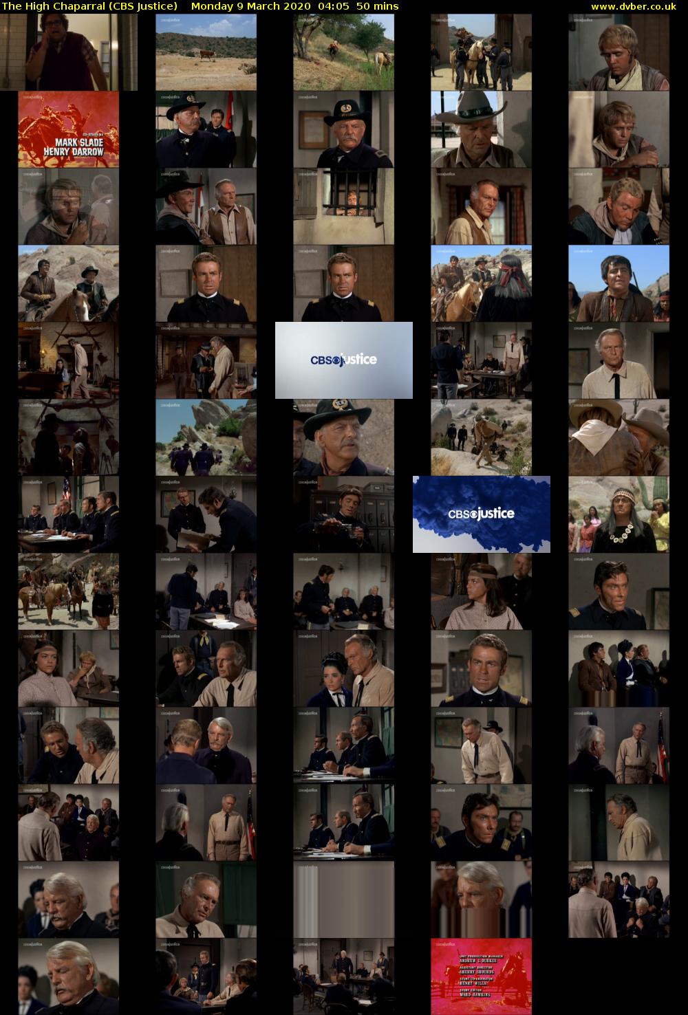 The High Chaparral (CBS Justice) Monday 9 March 2020 04:05 - 04:55
