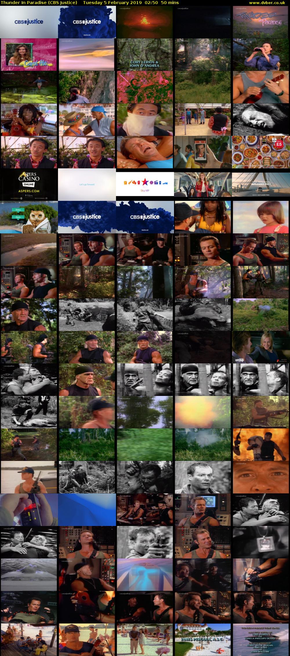 Thunder In Paradise (CBS Justice) Tuesday 5 February 2019 02:50 - 03:40