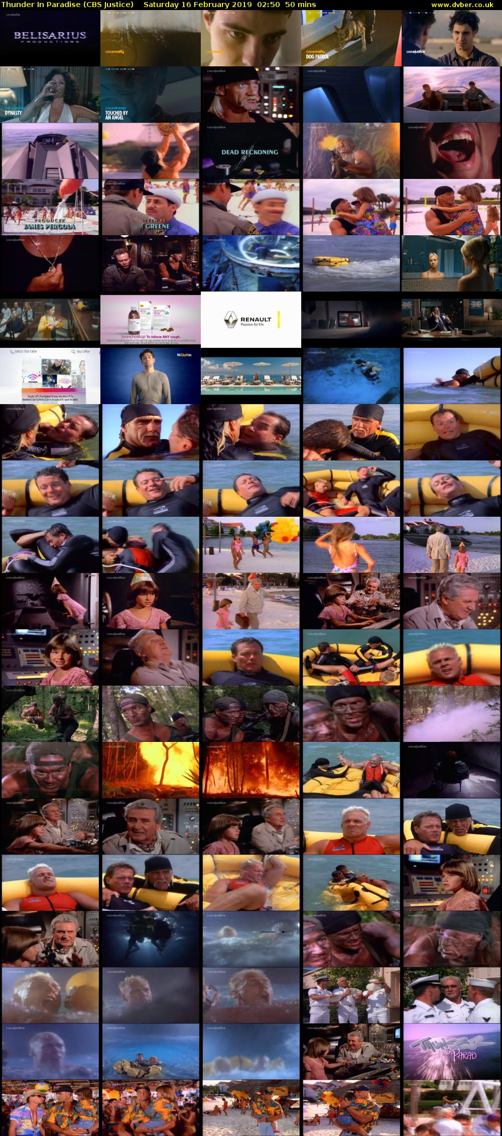 Thunder In Paradise (CBS Justice) Saturday 16 February 2019 02:50 - 03:40