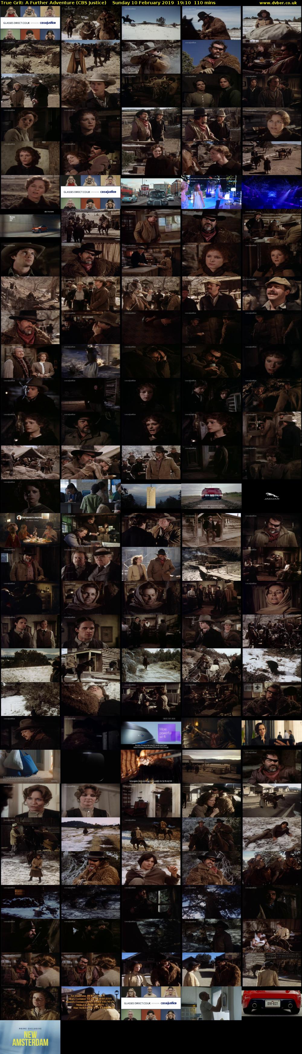 True Grit: A Further Adventure (CBS Justice) Sunday 10 February 2019 19:10 - 21:00