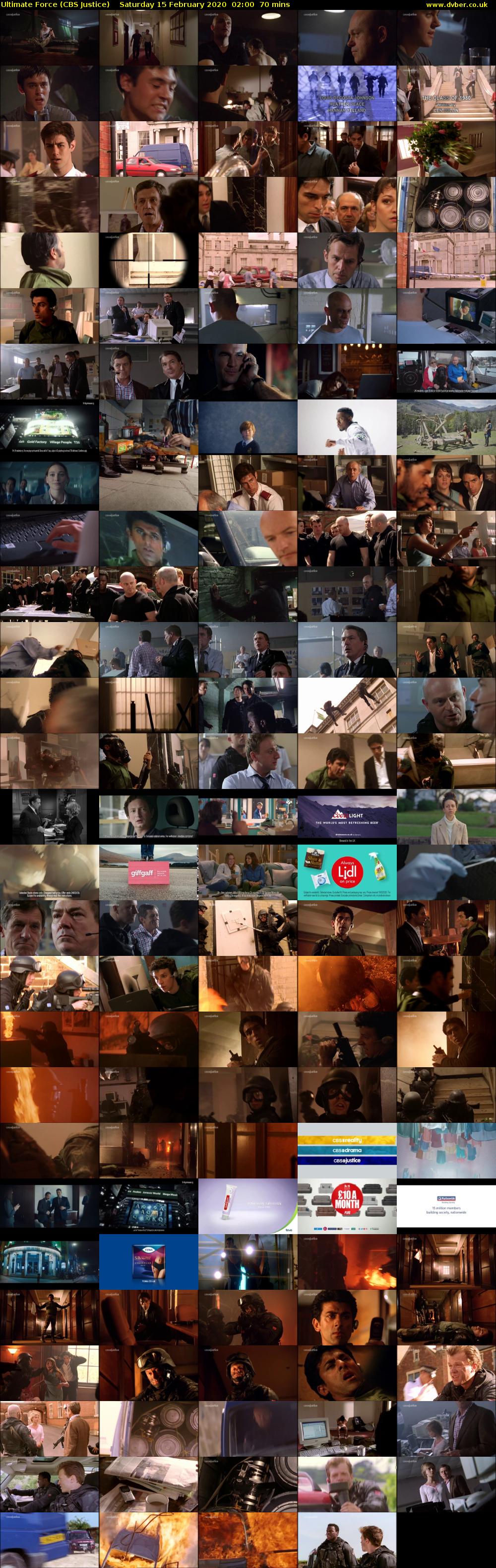Ultimate Force (CBS Justice) Saturday 15 February 2020 02:00 - 03:10