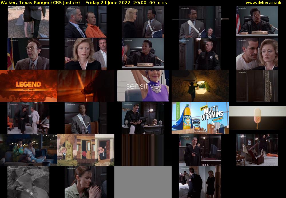 Walker, Texas Ranger (CBS Justice) Friday 24 June 2022 20:00 - 21:00