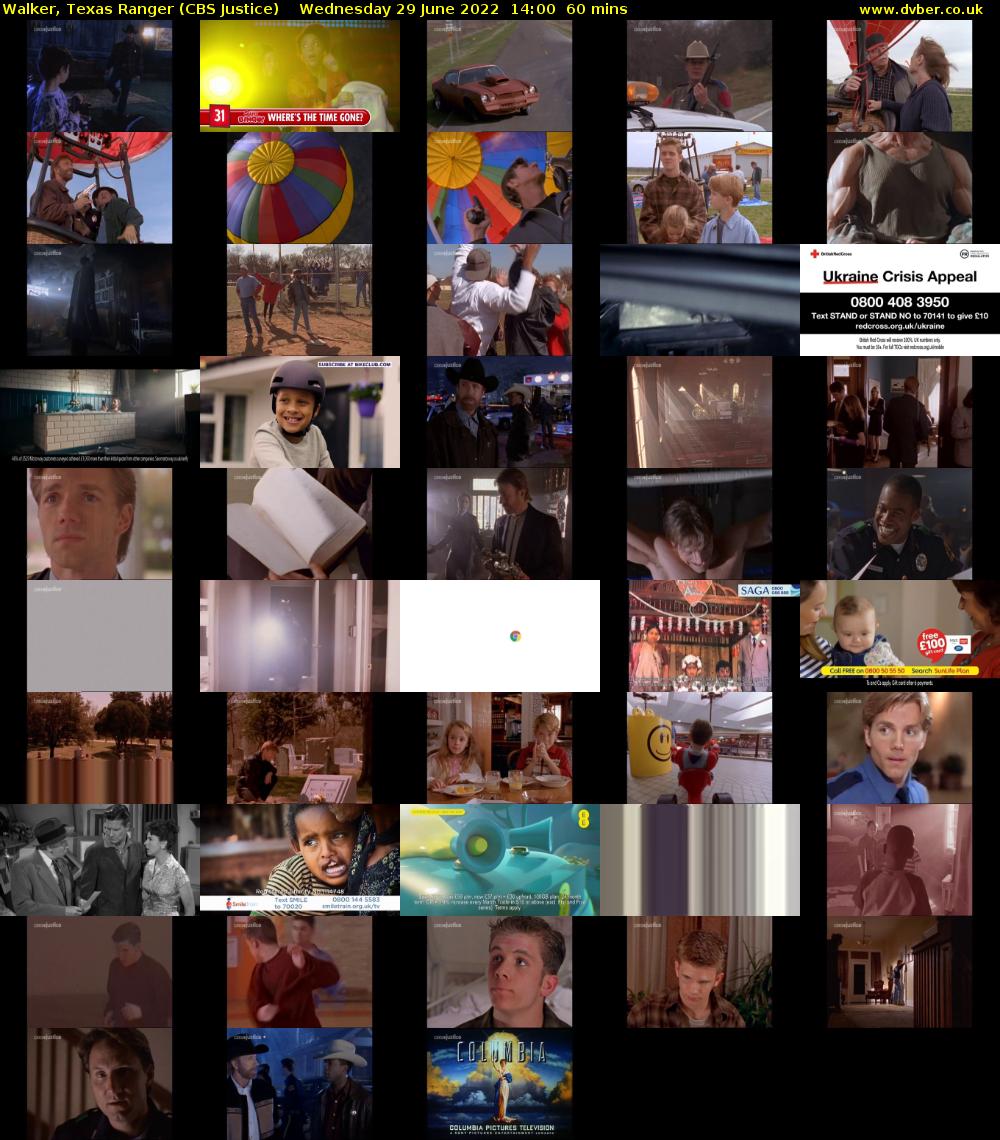 Walker, Texas Ranger (CBS Justice) Wednesday 29 June 2022 14:00 - 15:00