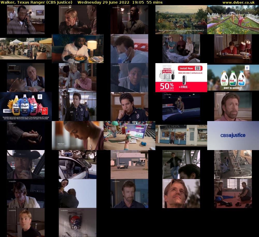 Walker, Texas Ranger (CBS Justice) Wednesday 29 June 2022 19:05 - 20:00