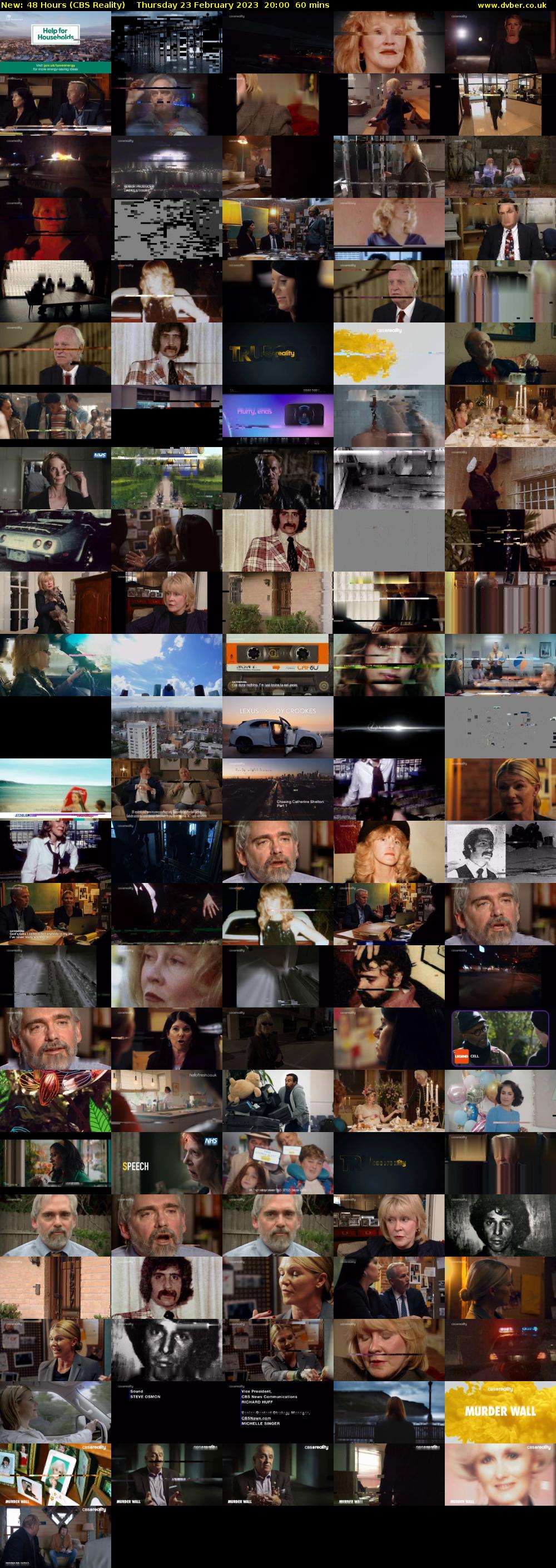48 Hours (CBS Reality) Thursday 23 February 2023 20:00 - 21:00