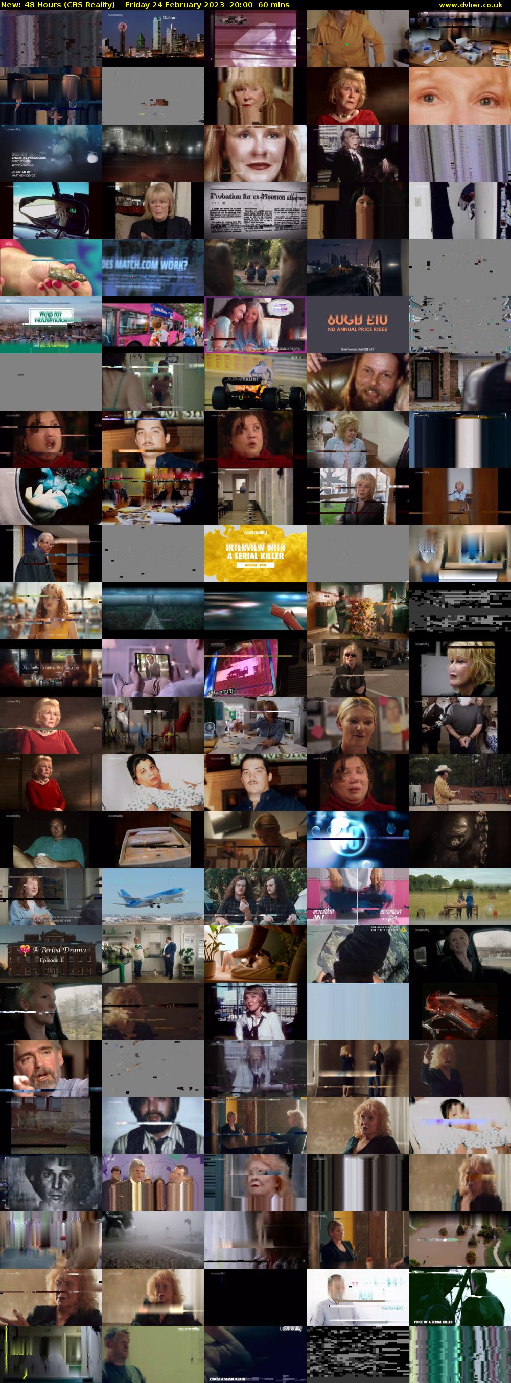 48 Hours (CBS Reality) Friday 24 February 2023 20:00 - 21:00