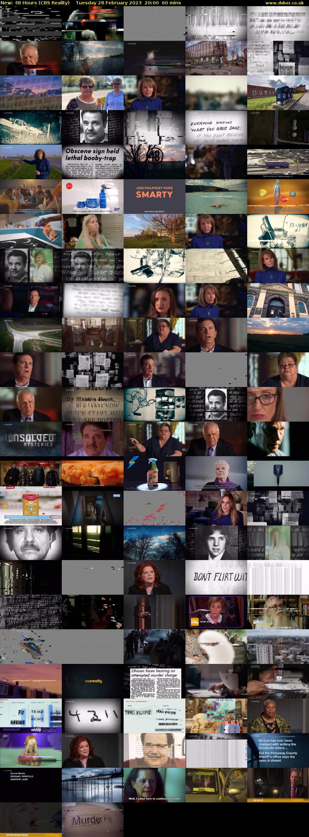 48 Hours (CBS Reality) Tuesday 28 February 2023 20:00 - 21:00