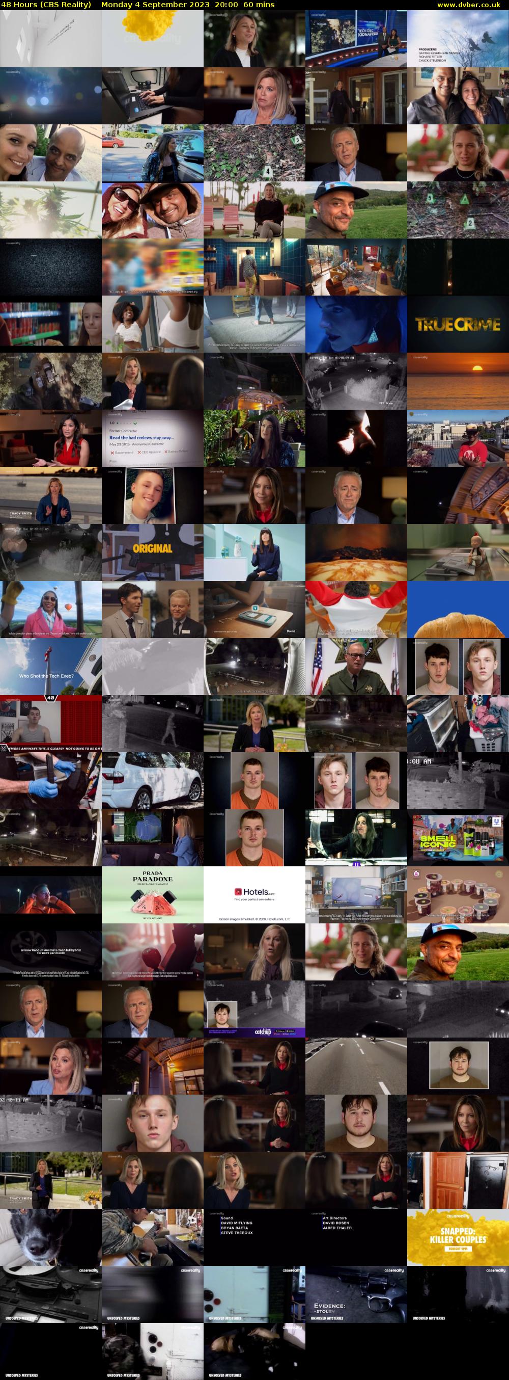 48 Hours (CBS Reality) Monday 4 September 2023 20:00 - 21:00
