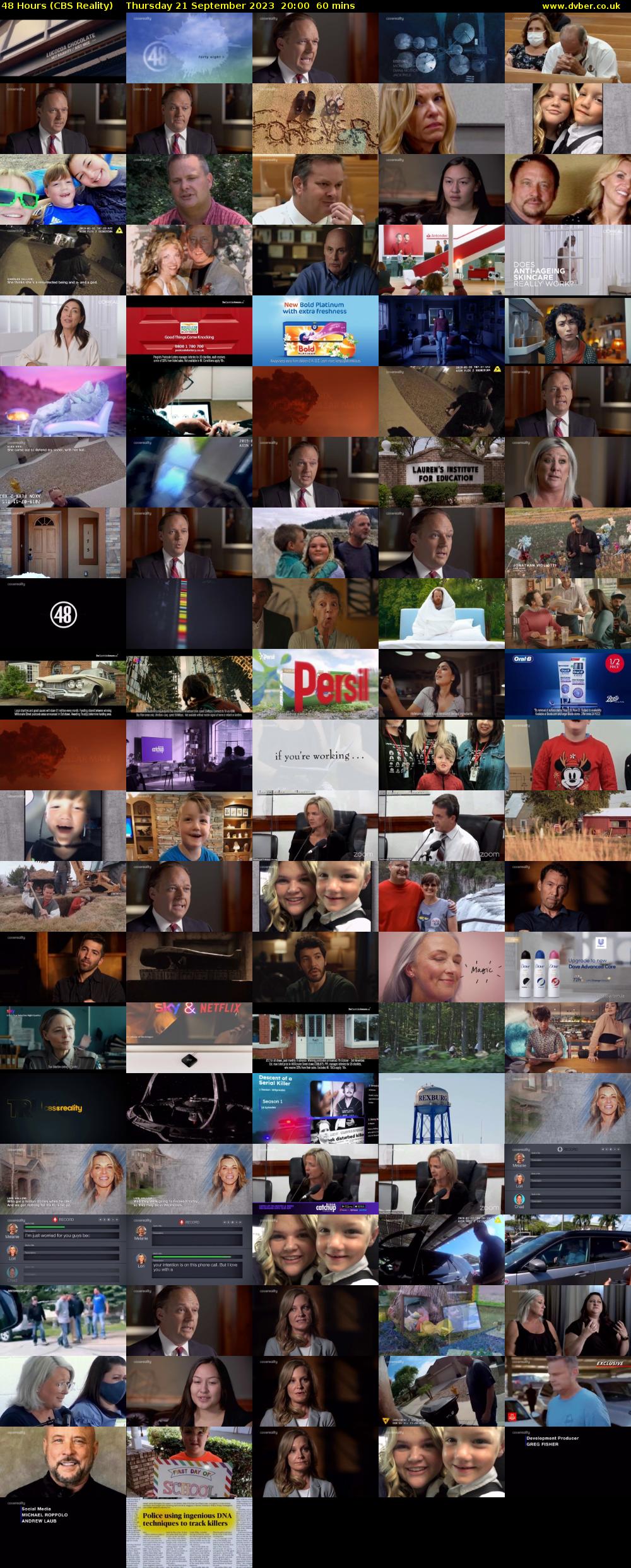 48 Hours (CBS Reality) Thursday 21 September 2023 20:00 - 21:00