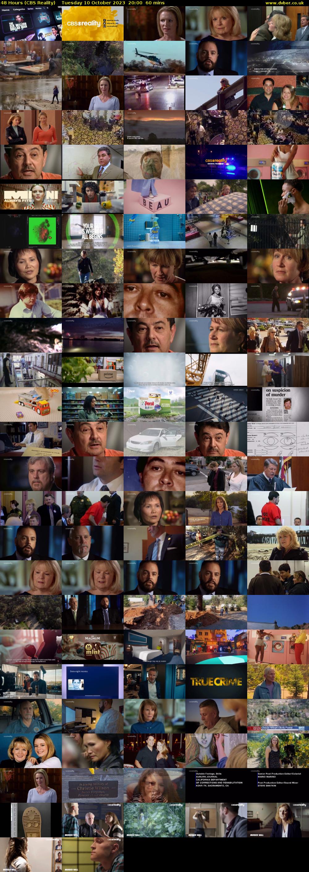 48 Hours (CBS Reality) Tuesday 10 October 2023 20:00 - 21:00