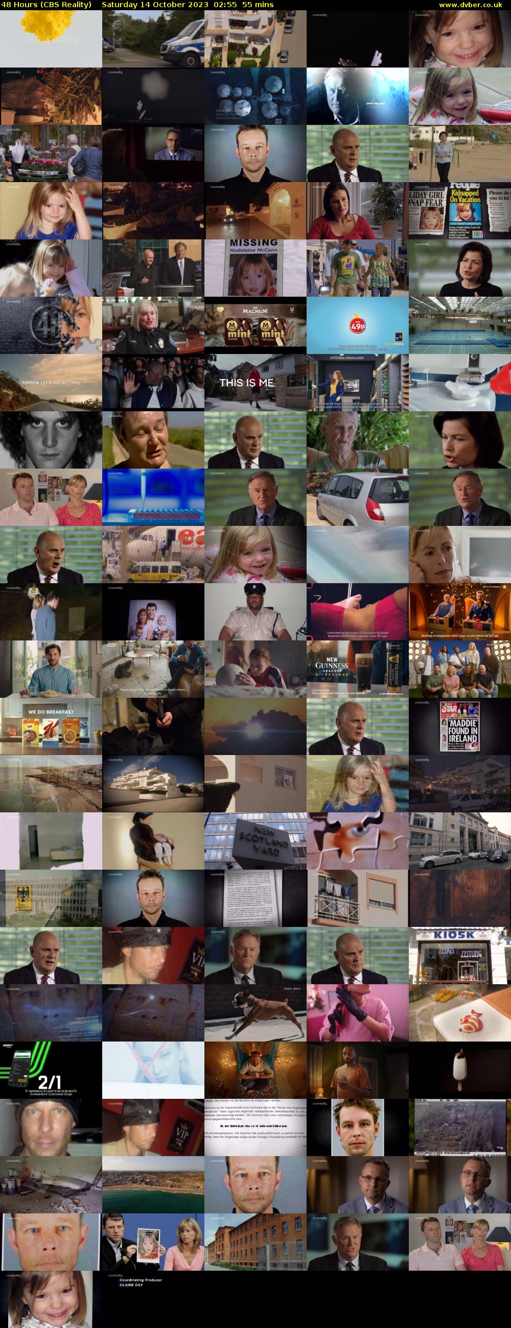 48 Hours (CBS Reality) Saturday 14 October 2023 02:55 - 03:50