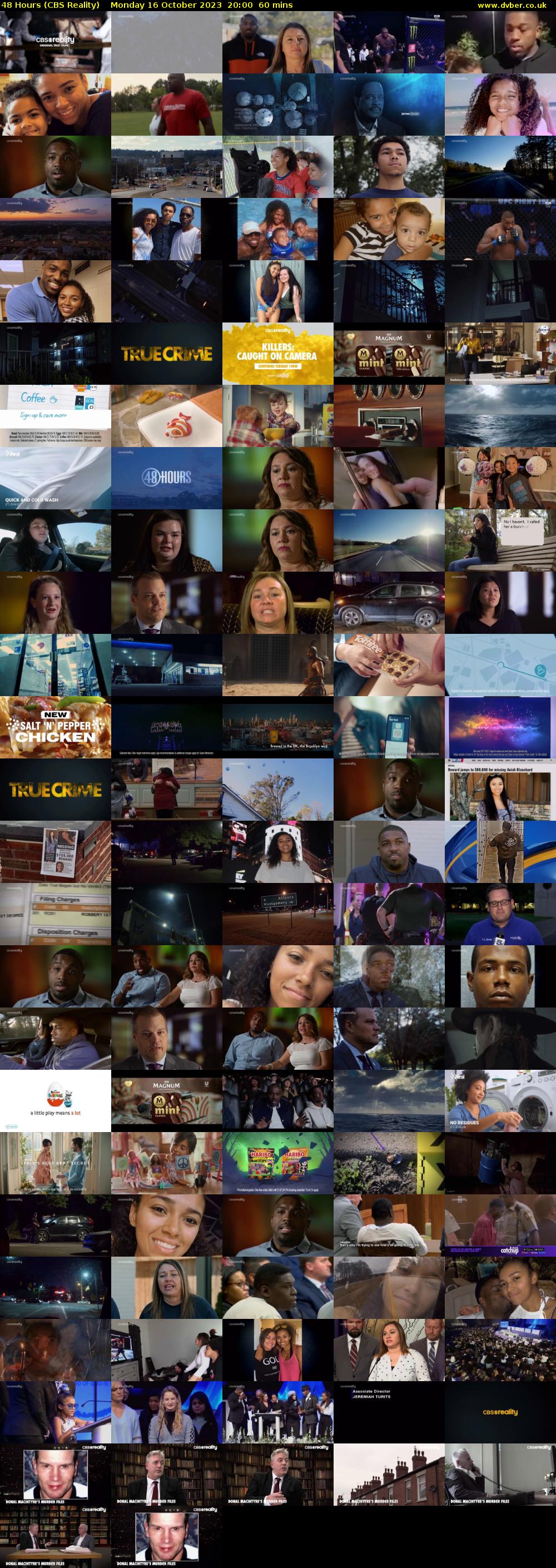 48 Hours (CBS Reality) Monday 16 October 2023 20:00 - 21:00