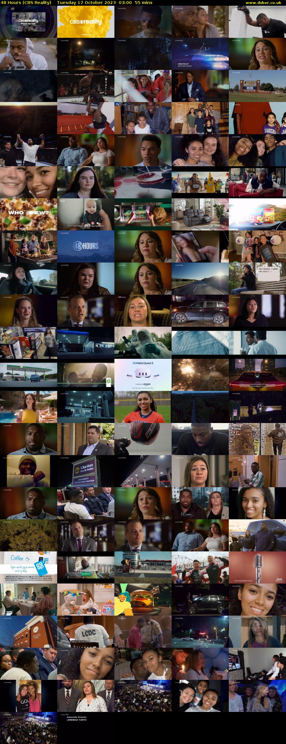48 Hours (CBS Reality) Tuesday 17 October 2023 03:00 - 03:55