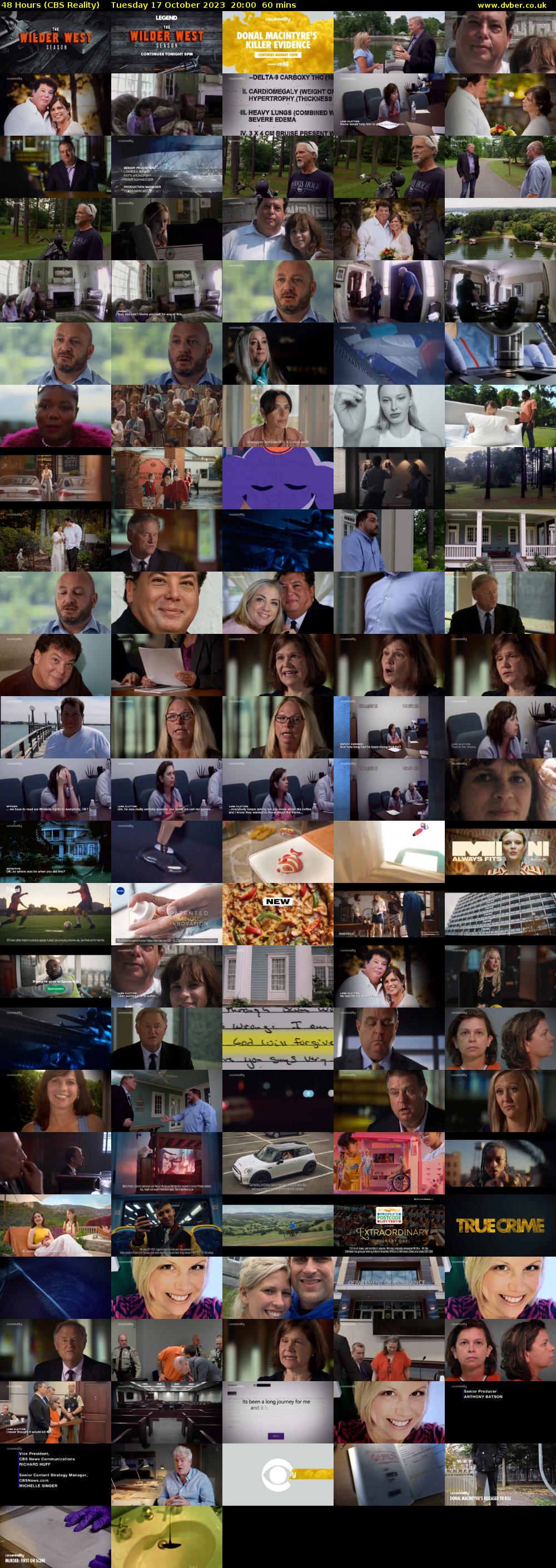 48 Hours (CBS Reality) Tuesday 17 October 2023 20:00 - 21:00