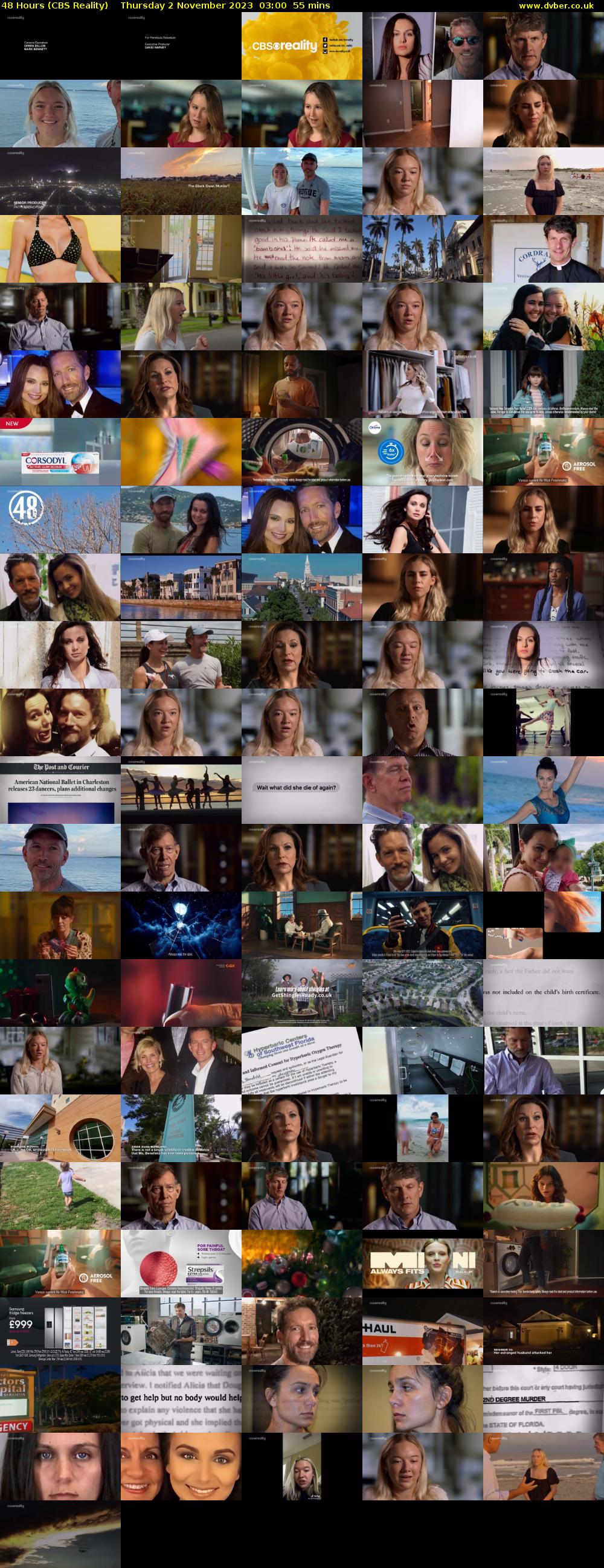 48 Hours (CBS Reality) Thursday 2 November 2023 03:00 - 03:55