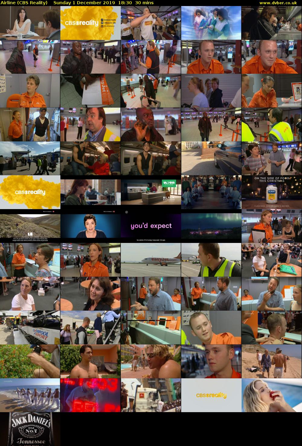 Airline (CBS Reality) Sunday 1 December 2019 18:30 - 19:00