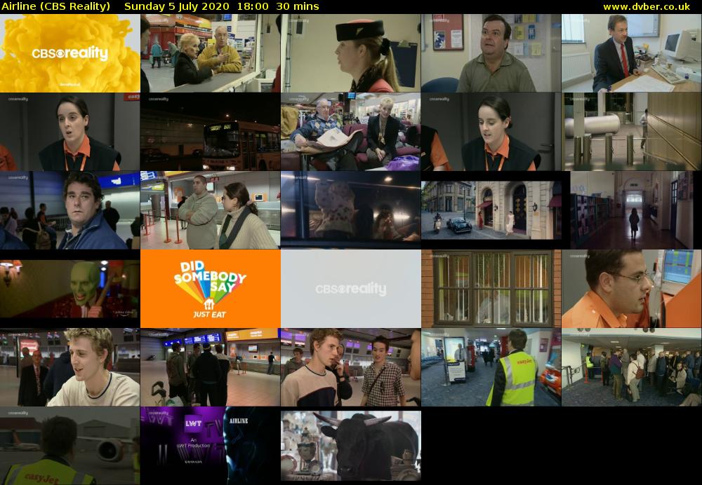 Airline (CBS Reality) Sunday 5 July 2020 18:00 - 18:30