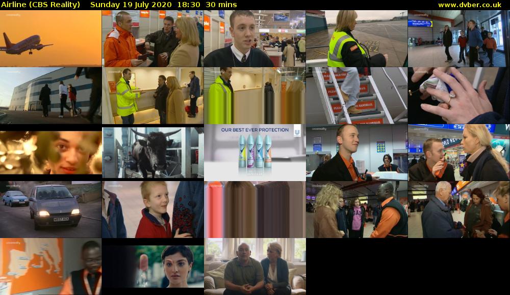 Airline (CBS Reality) Sunday 19 July 2020 18:30 - 19:00