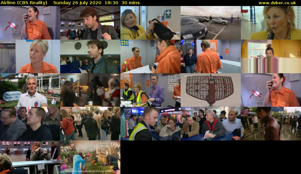 Airline (CBS Reality) Sunday 26 July 2020 18:30 - 19:00