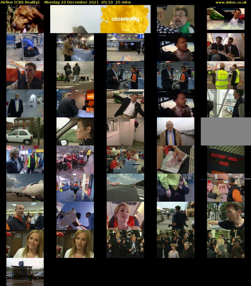 Airline (CBS Reality) Monday 20 December 2021 05:10 - 05:35