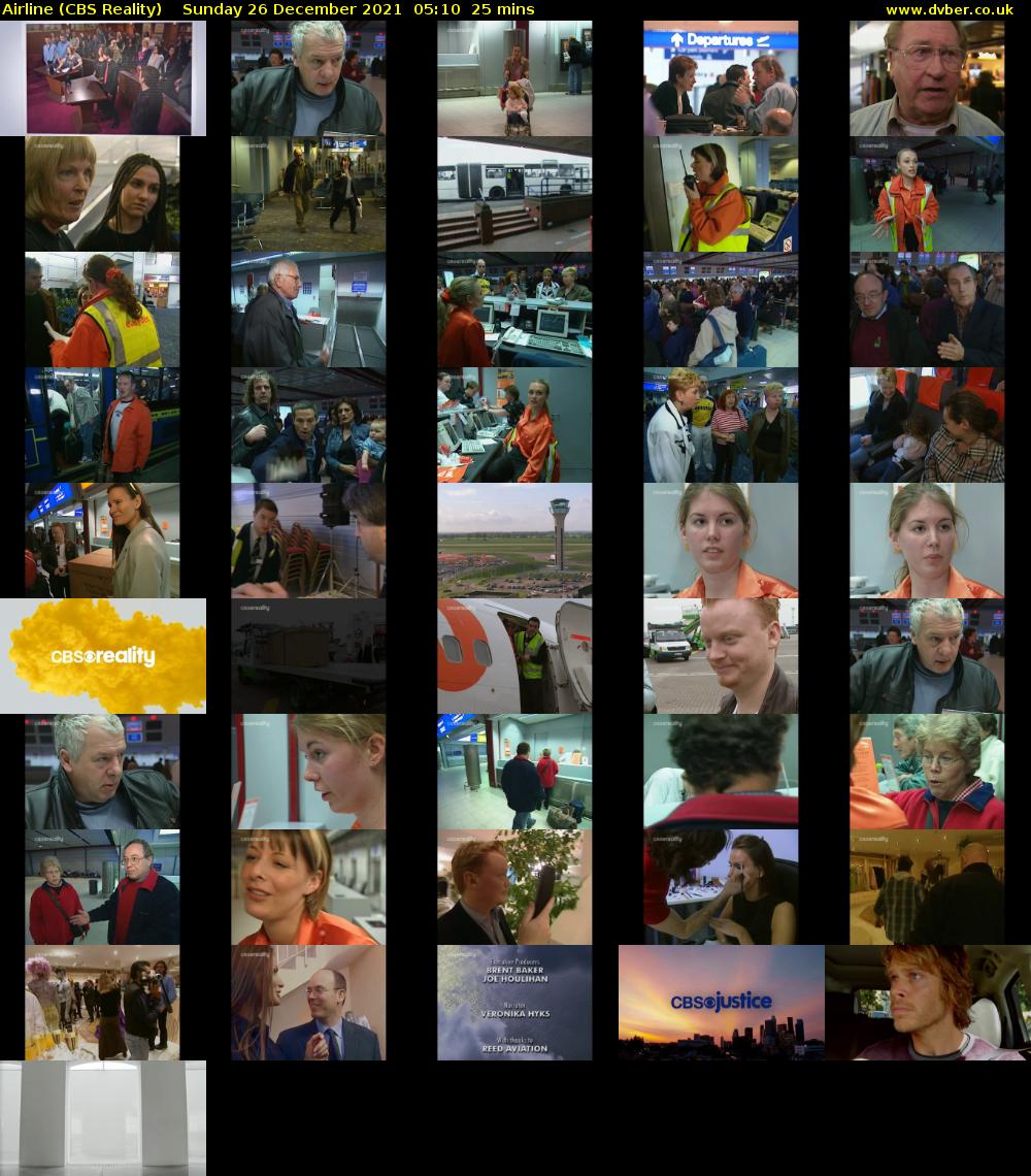 Airline (CBS Reality) Sunday 26 December 2021 05:10 - 05:35