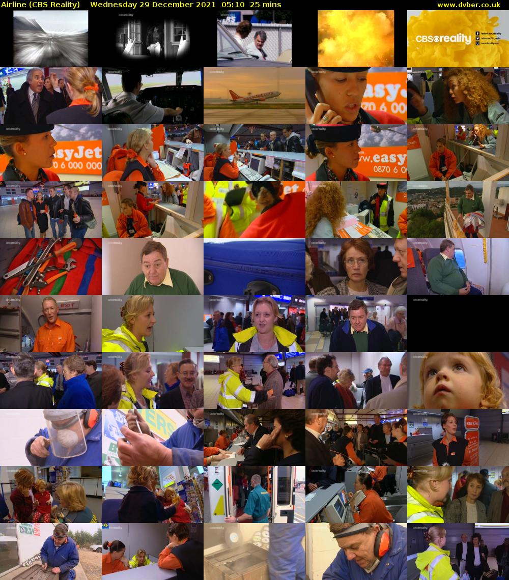 Airline (CBS Reality) Wednesday 29 December 2021 05:10 - 05:35