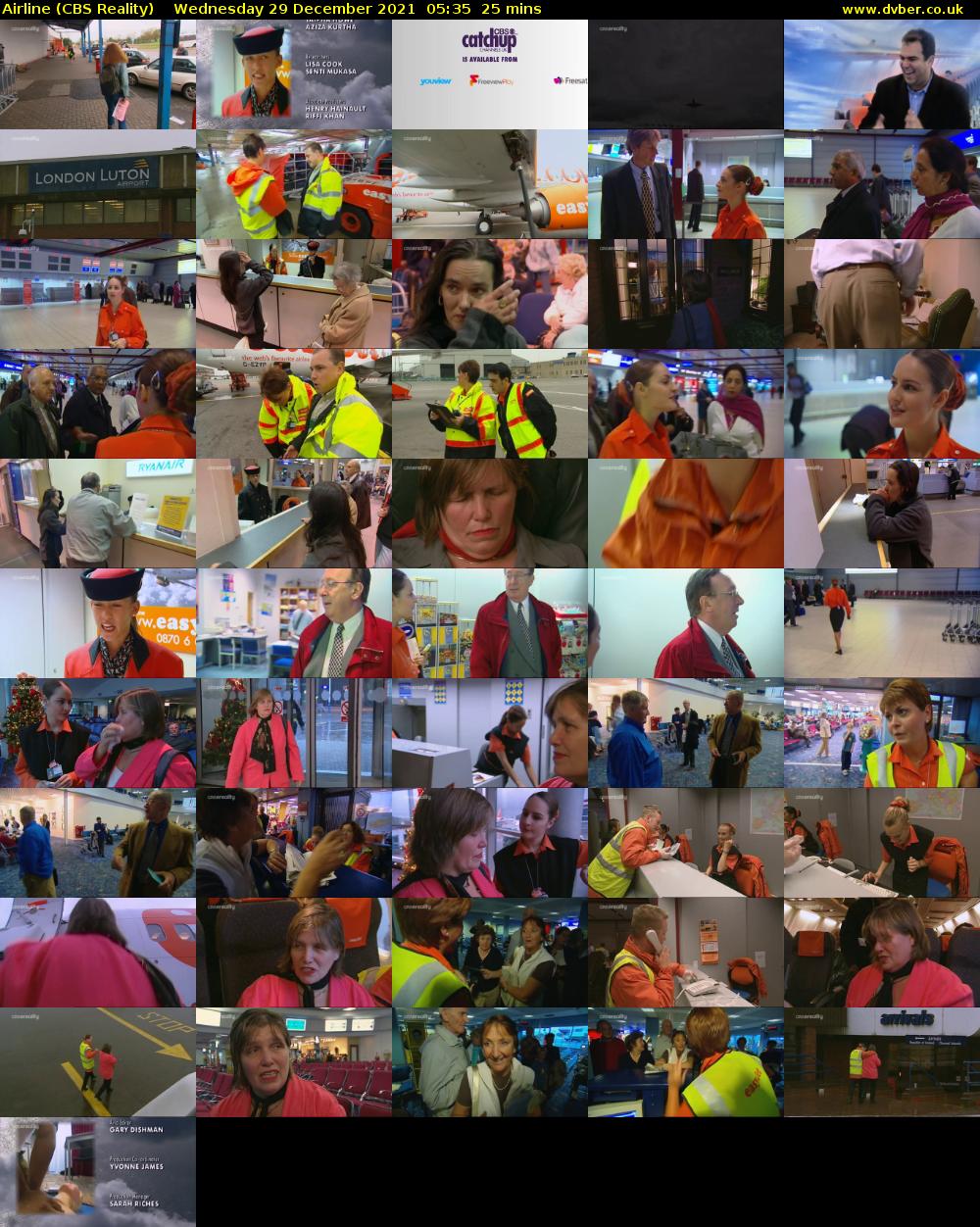 Airline (CBS Reality) Wednesday 29 December 2021 05:35 - 06:00