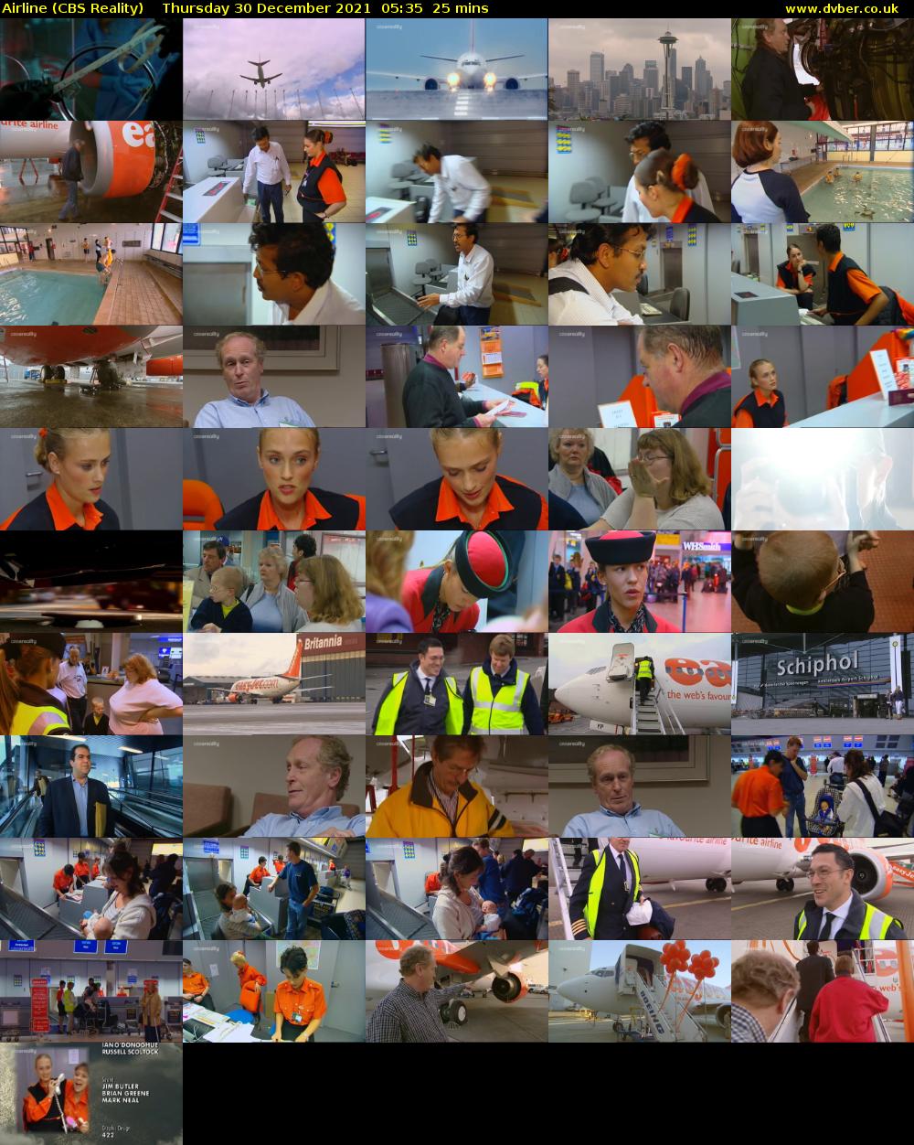 Airline (CBS Reality) Thursday 30 December 2021 05:35 - 06:00