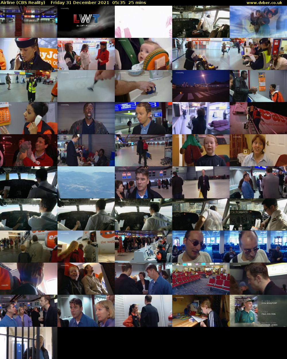 Airline (CBS Reality) Friday 31 December 2021 05:35 - 06:00