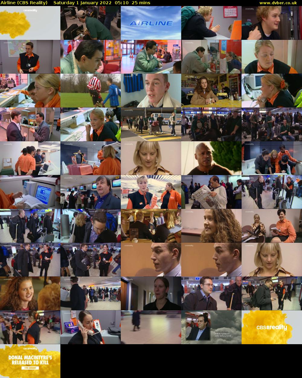 Airline (CBS Reality) Saturday 1 January 2022 05:10 - 05:35