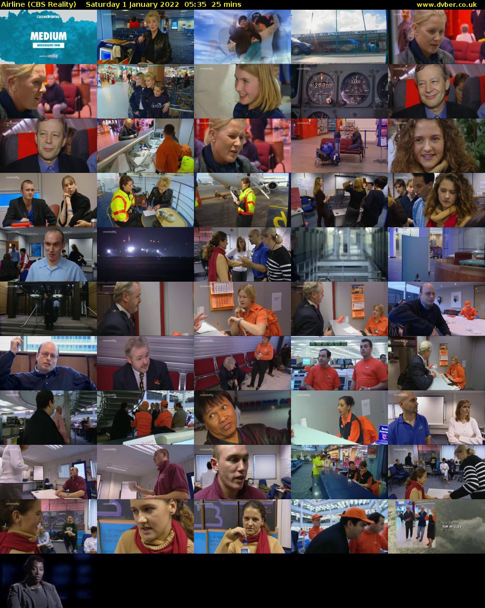 Airline (CBS Reality) Saturday 1 January 2022 05:35 - 06:00