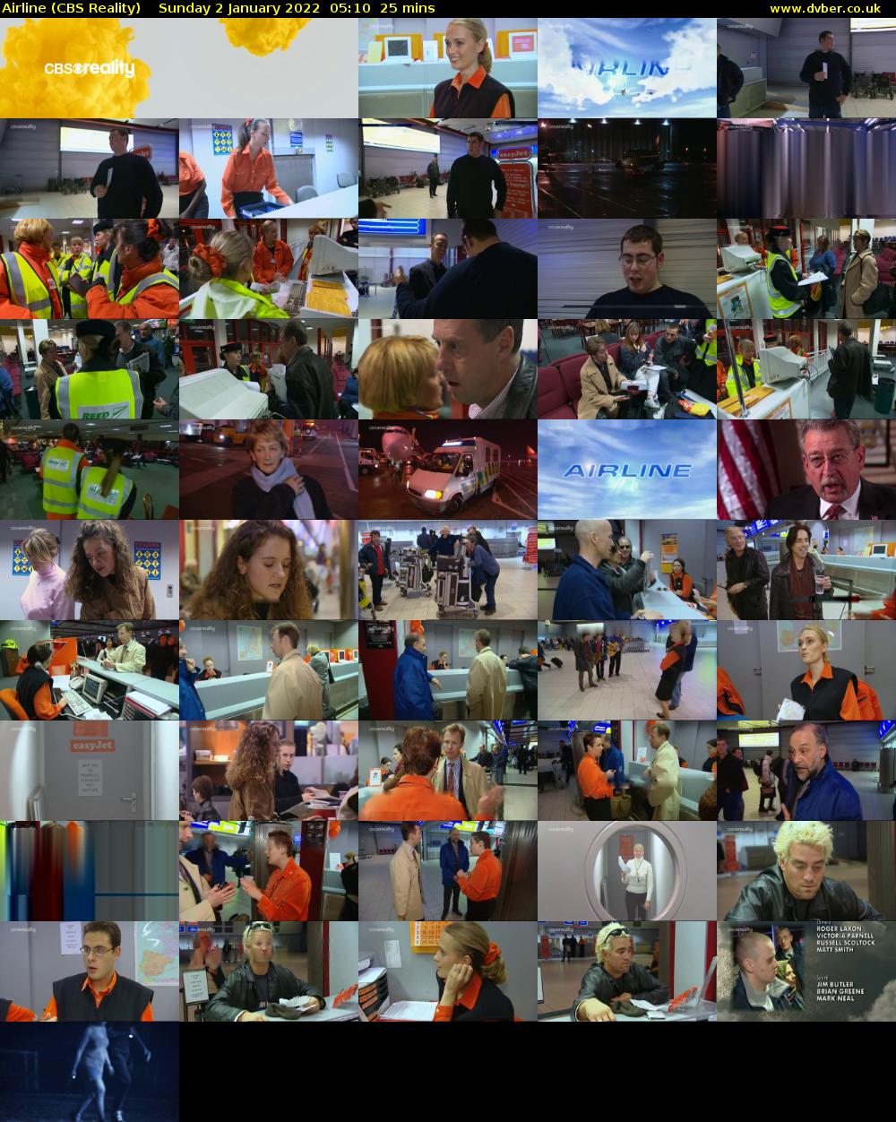 Airline (CBS Reality) Sunday 2 January 2022 05:10 - 05:35