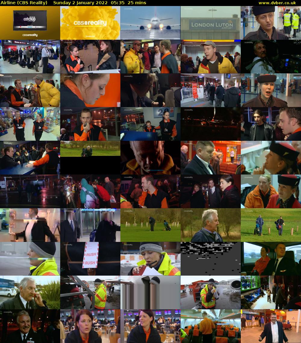 Airline (CBS Reality) Sunday 2 January 2022 05:35 - 06:00