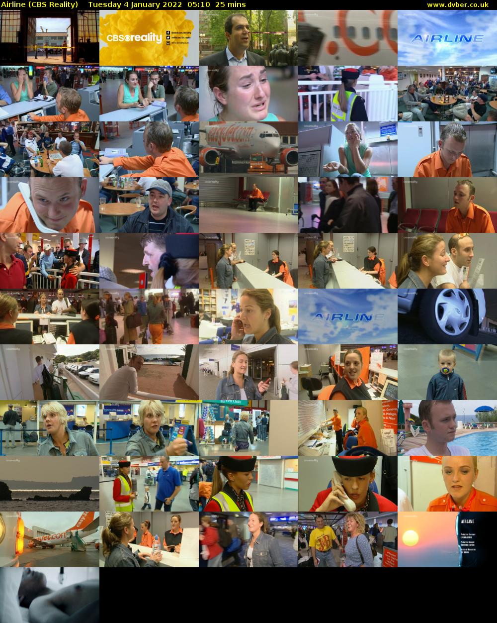 Airline (CBS Reality) Tuesday 4 January 2022 05:10 - 05:35
