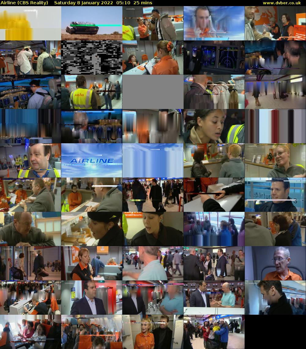 Airline (CBS Reality) Saturday 8 January 2022 05:10 - 05:35